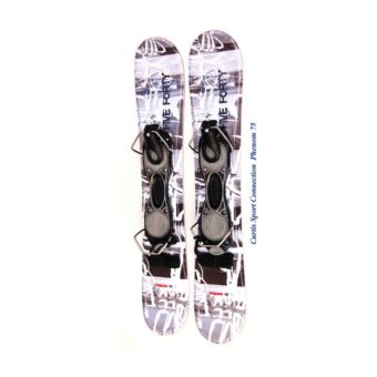 SNOWBLADES 90CM w/new FiveForty snowboard bindings FiveForty Panzer SkiBlades 