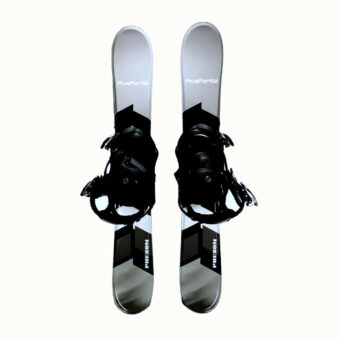 Snowblades and Snowboard Bindings Gray 90 cm