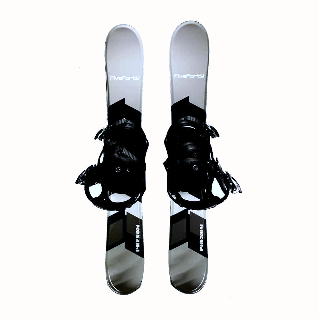 Snowblades and Snowboard Bindings Gray 90 cm