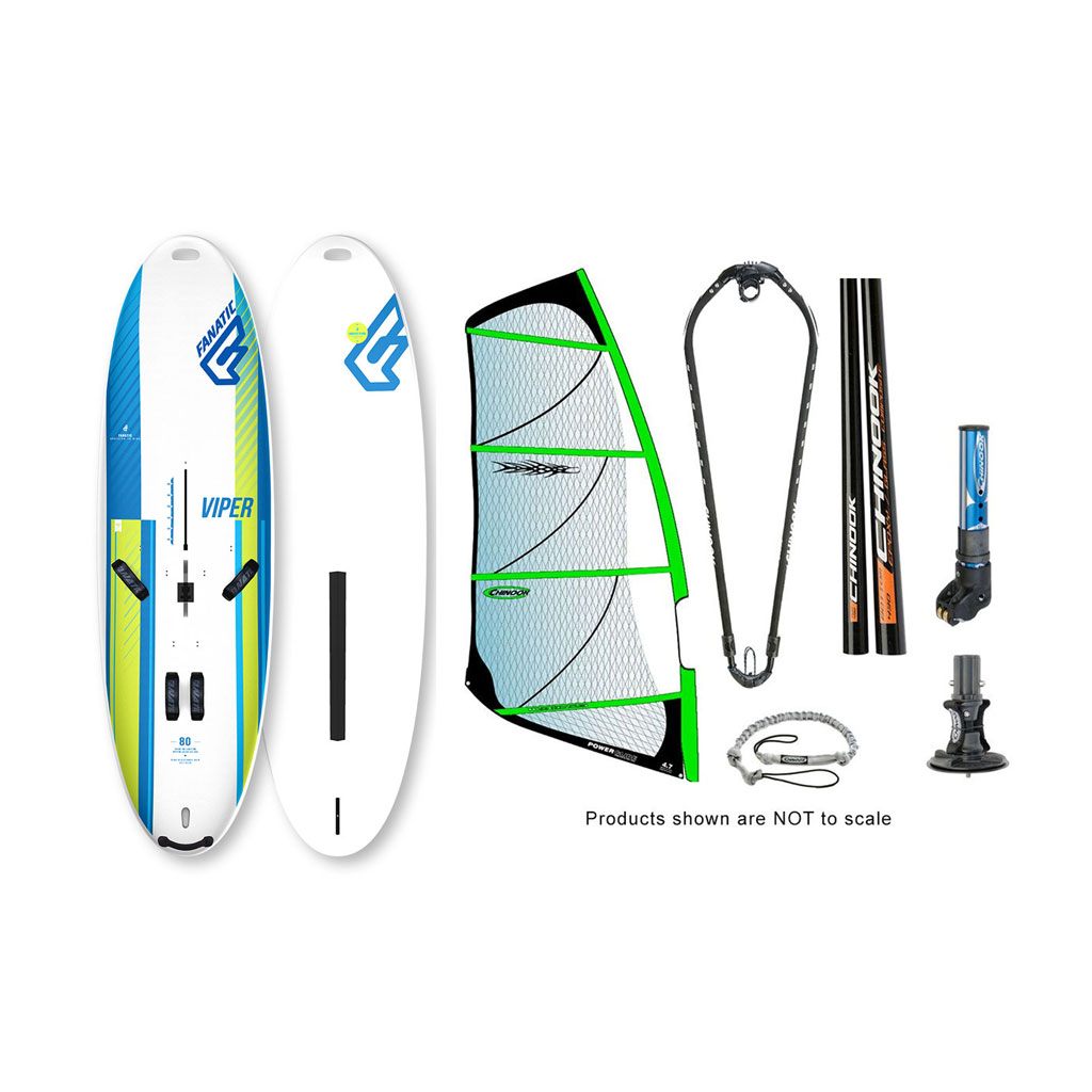 Fanatic Viper Med and Std Power Glide by Ezzy Windsurfing Package