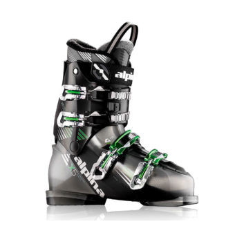 Alpina-5x Ski Boots Black Green
