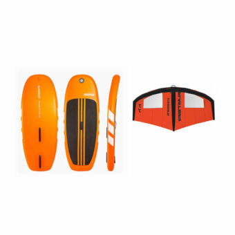 Slingshot Wing Package Blaster with Track 7 two fin board