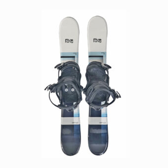 90-skiboards-hares with snowboard bindings