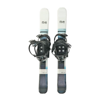 99-skiboards-snowblades-Hares with snowboard bindings