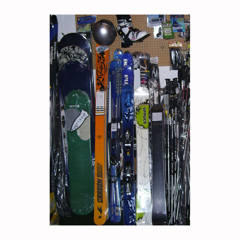 
Skis and snow boards