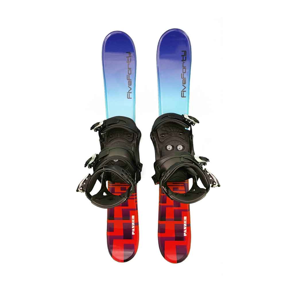 Snowblades and Snowboard Bindings Blue 90 cm 19
