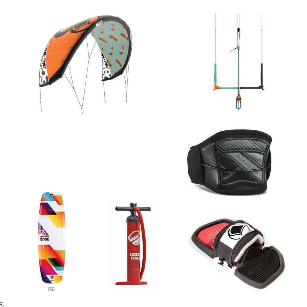 Liquid Force Solo Kite Surfing Edge Package