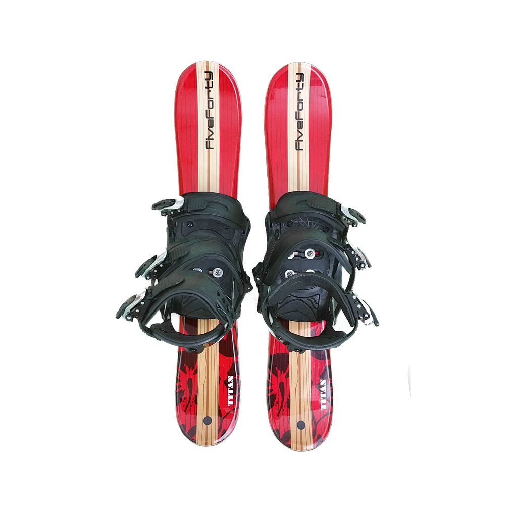Titan 90 Red Snowblades & Snowboard Bindings