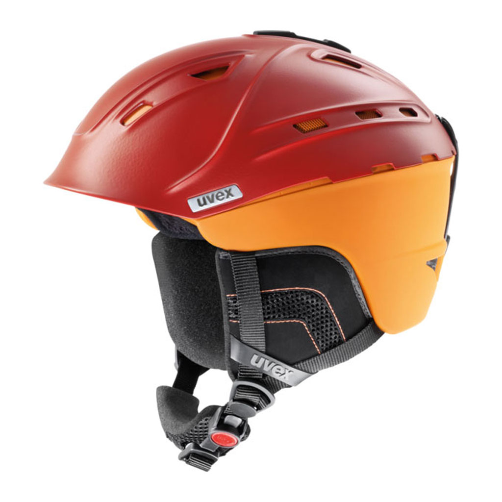 Uvex P2US Ski Snowboard Helmet Burnt Org